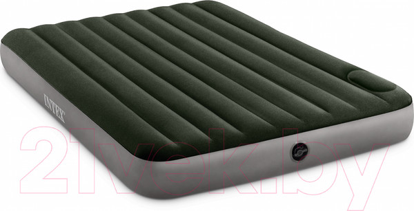 Изображение товара Надувной матрас Intex Downy Airbed 64763 (встроенный ножной насос)