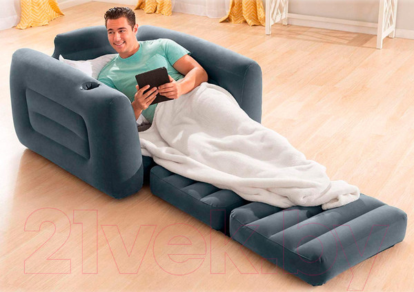Изображение товара Надувное кресло Intex Pull-Out Chair 66551