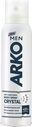Изображение товара Дезодорант-спрей Arko Men Crystal (150мл)