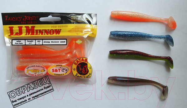 Изображение товара Мягкая приманка Lucky John Pro Series Minnow / 140150-033 (5шт)