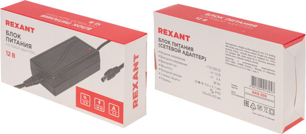 Изображение товара Адаптер для светодиодной ленты Rexant 200-036-3