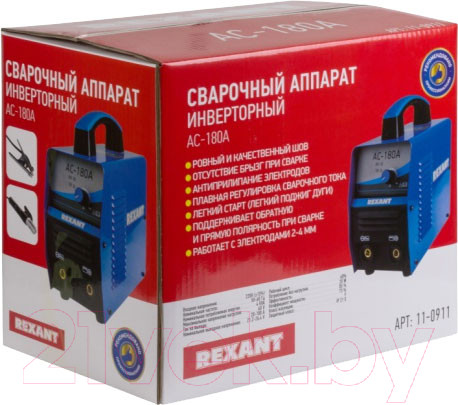 Изображение товара Инвертор сварочный Rexant АС-180А / 11-0911