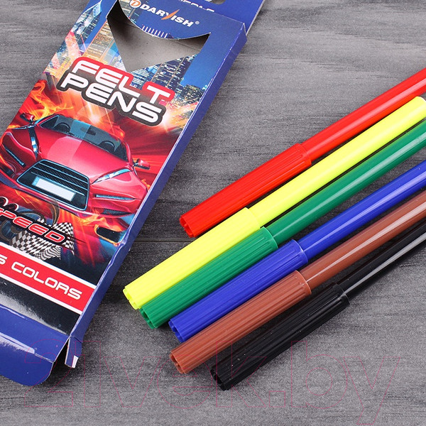 Изображение товара Фломастеры Darvish Для мальчиков / DV-3601-6 (6шт)