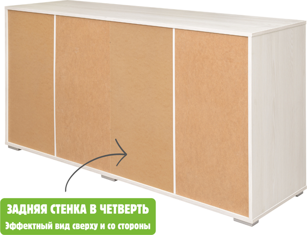 Изображение товара Комод Рэйгрупп Aleksa РГ-06 ARG-6 1679945 (ясень снежный)