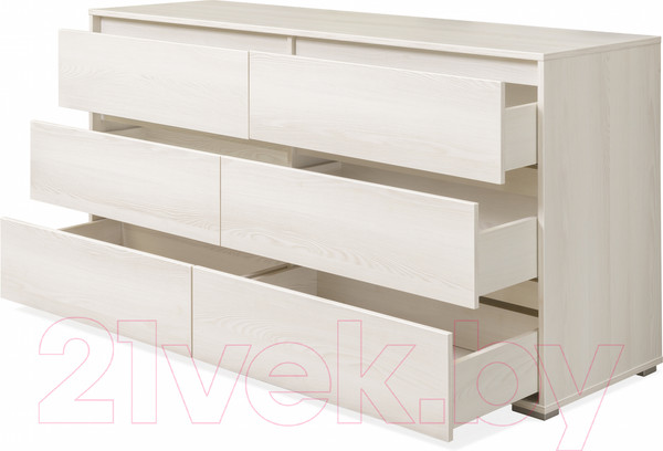 Изображение товара Комод Рэйгрупп Aleksa РГ-06 ARG-6 1679945 (ясень снежный)