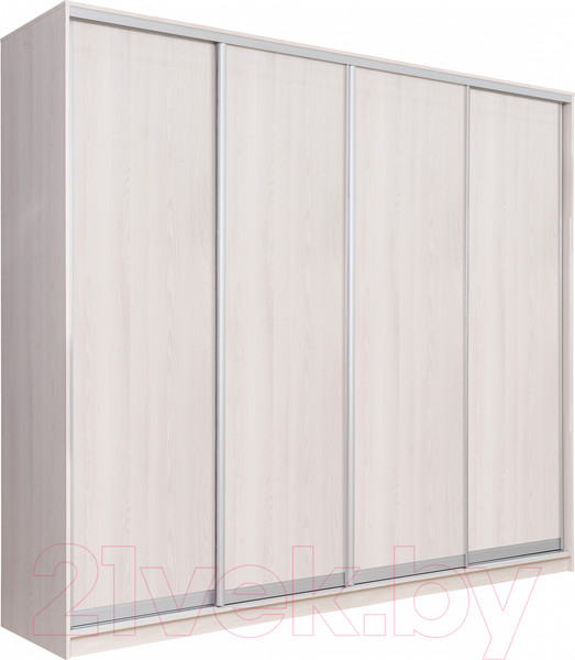 Изображение товара Шкаф-купе Рэйгрупп 272 YYX Elgon РГ-14.03 (ясень снежный/ясень снежный/хром)