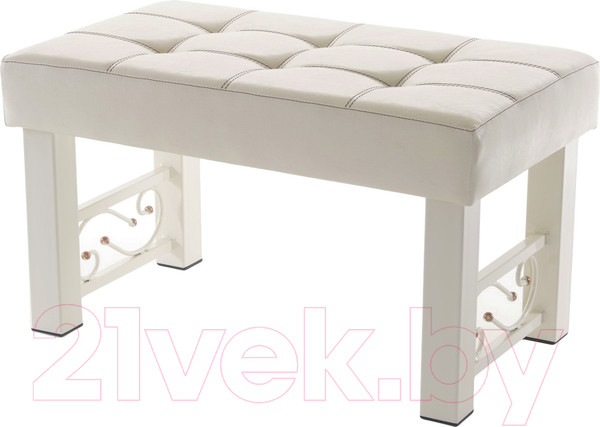 Изображение товара Банкетка AMC Lux 5 кожзам / 5.1А8033 (бежевый/бежевый)