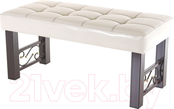 Изображение товара Банкетка AMC Lux 5 кожзам / 5.1А10023 (коричневый/бежевый)