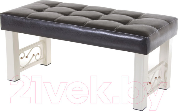 Изображение товара Банкетка AMC Lux 5 кожзам / 5.1А10032 (бежевый/коричневый)
