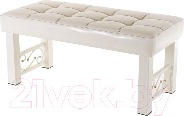 Изображение товара Банкетка AMC Lux 5 кожзам / 5.1А10033 (бежевый/бежевый)