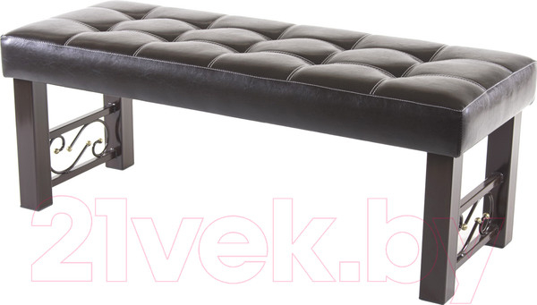 Изображение товара Банкетка AMC Lux 5 кожзам / 5.1А12022 (коричневый/коричневый)