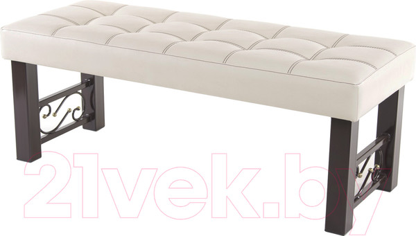 Изображение товара Банкетка AMC Lux 5 кожзам / 5.1А12023 (коричневый/бежевый)