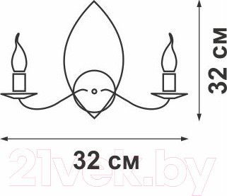 Изображение товара Бра Vitaluce V1322/2A