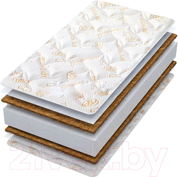 Изображение товара Матрас в кроватку Boom Baby Newbaby Sleep 60x119 (стеганный трикотаж)