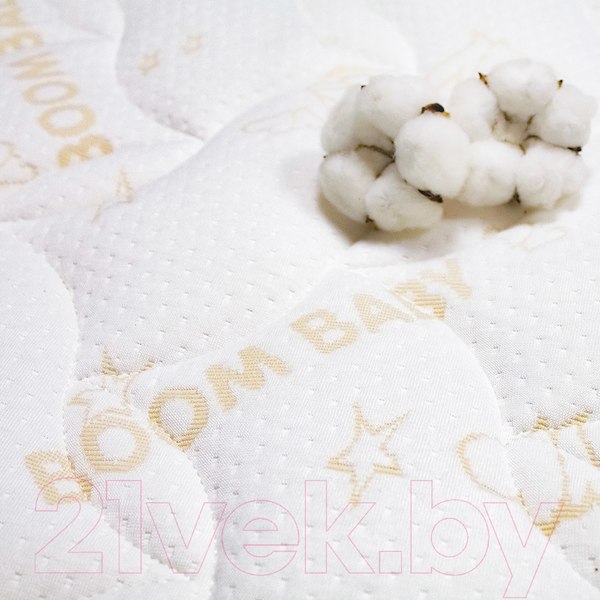 Изображение товара Матрас в кроватку Boom Baby Newbaby Sleep 60x119 (стеганный трикотаж)