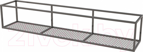 Изображение товара Полка Millwood Loft 1 200x37x37 (металл черный)