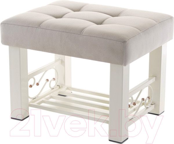 Изображение товара Банкетка AMC Lux 5 ткань с полкой / 5.2Б60333 (бежевый/бежевый/бежевый)