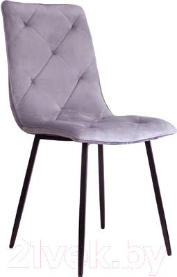 Изображение товара Стул AksHome Mira (светло-серый велюр HLR20/черный)
