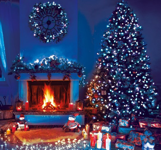 Изображение товара Светодиодная гирлянда Евросвет 400-002 (голубой)