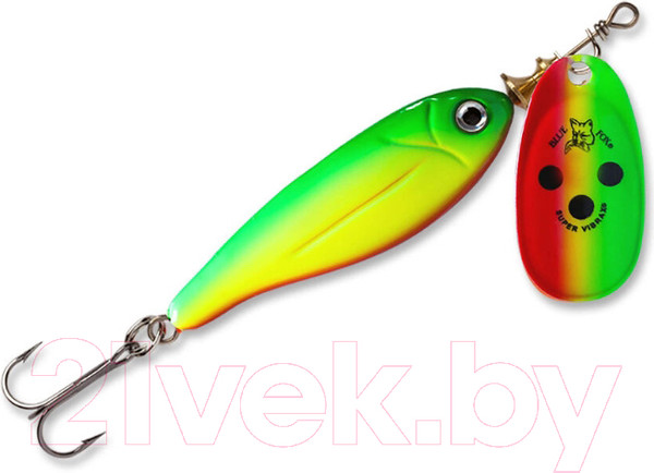Изображение товара Блесна Blue Fox Minnow Super Vibrax / BFMSV1-GYR
