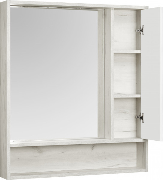 Изображение товара Шкаф с зеркалом для ванной Акватон Флай 80 (1A237702FAX10)
