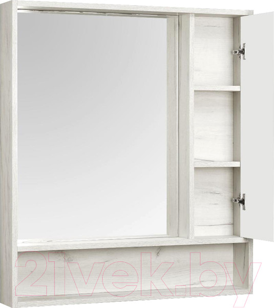 Изображение товара Шкаф с зеркалом для ванной Акватон Флай 80 (1A237702FAX10)