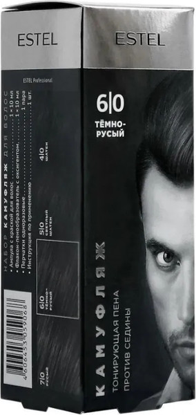 Изображение товара Краска-мусс для волос Estel Alpha Homme 6/0