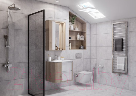 Изображение товара Тумба под умывальник Акватон Бостон 75 (1A252601BN010)