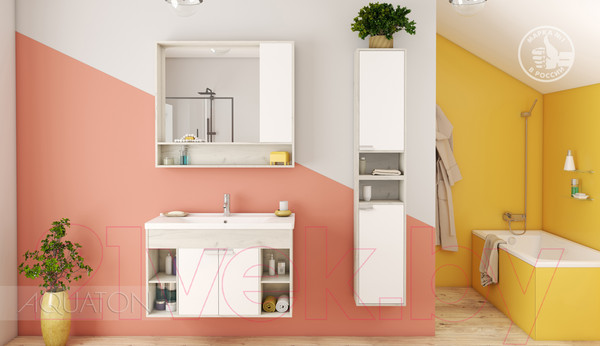 Изображение товара Тумба под умывальник Акватон Флай 100 (1A237501FAX10)