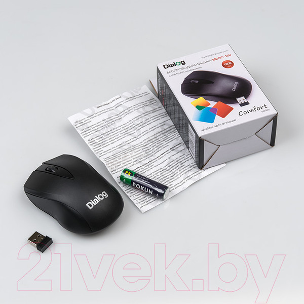 Изображение товара Мышь Dialog Comfort MROC-15U (черный)