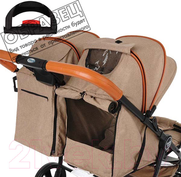 Изображение товара Детская прогулочная коляска Pituso Duocity / Т1 (черный)