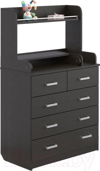 Изображение товара Комод пеленальный Атон Сириус-2 Полка 805 ЛДСП (венге)