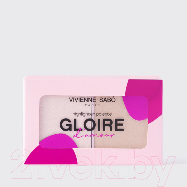 Изображение товара Палетка хайлайтеров Vivienne Sabo Gloire d'amour тон 01