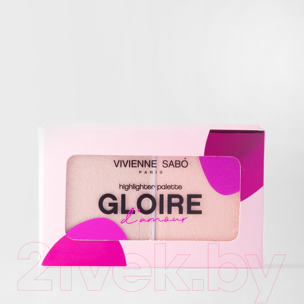 Изображение товара Палетка хайлайтеров Vivienne Sabo Gloire d'amour тон 02