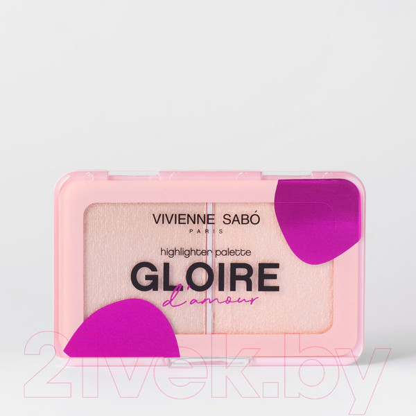 Изображение товара Палетка хайлайтеров Vivienne Sabo Gloire d'amour тон 02