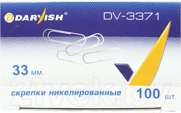 Изображение товара Скрепки Darvish DV-3371 (33мм, 100шт)