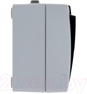 Изображение товара Блок выключатель+розетка КС Дабрабыт ОП 16А IP54 / 74845 (серый)