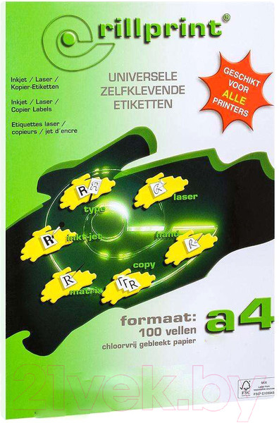 Изображение товара Набор этикеток Rillprint 89122