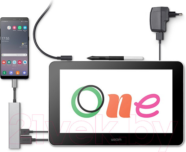 Изображение товара Графический планшет Wacom One DTC133