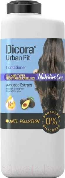Изображение товара Кондиционер для волос Dicora Для всех типов волос с растительным кератином (400мл)