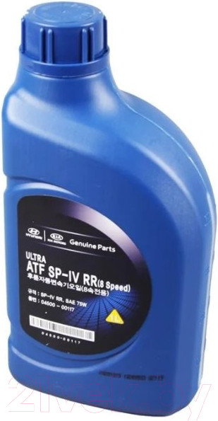 Изображение товара Трансмиссионное масло Hyundai/KIA ATF SP-IV RR 8 speed / 0450000117 (1л)