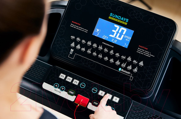 Изображение товара Электрическая беговая дорожка Sundays Fitness Middle Line T4600F