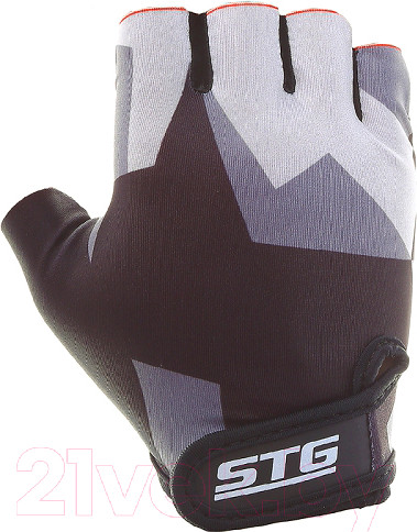 Изображение товара Велоперчатки STG Х87904 (XL, серый/черный)