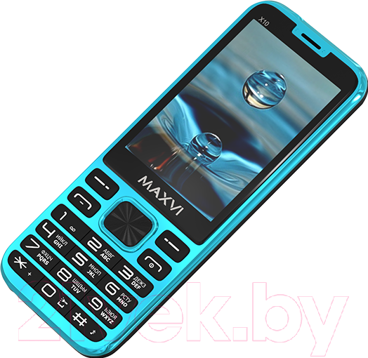 Изображение товара Мобильный телефон Maxvi X10 (голубой)