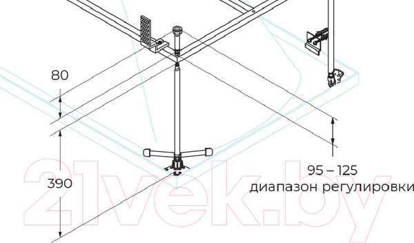 Изображение товара Каркас Cezares EMP-150-70-MF-R