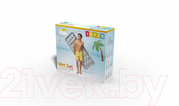Изображение товара Надувной матрас Intex 18-Pocket Suntanner Mat 58894