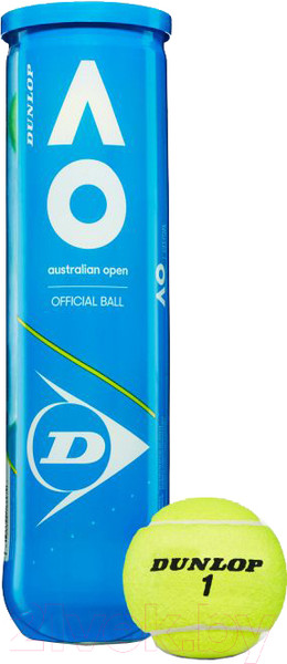 Изображение товара Набор теннисных мячей DUNLOP Australian Open / 622DN601356