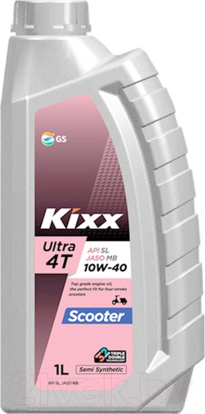 Изображение товара Моторное масло Kixx Ultra 4T Scooter SN/MB 10W40 / L5129AL1E1 (1л)