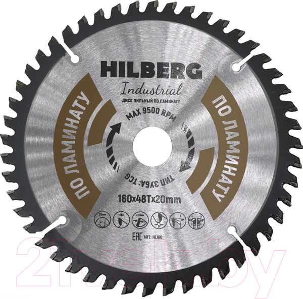 Изображение товара Пильный диск Hilberg HL160