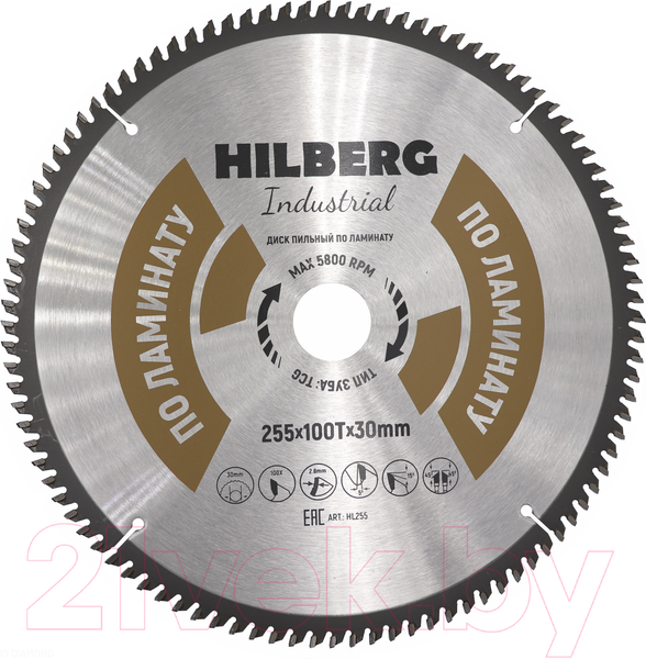 Изображение товара Пильный диск Hilberg HL255